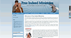 Desktop Screenshot of freeindeedministries.org