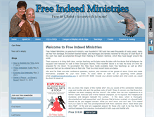 Tablet Screenshot of freeindeedministries.org